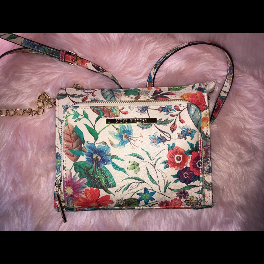 SOLD Steve Madden Floral Shoulder Bag